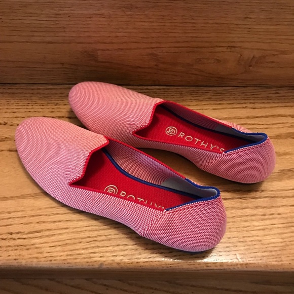 Rothy's Shoes - Red and white (looks like pink) Rothy’s